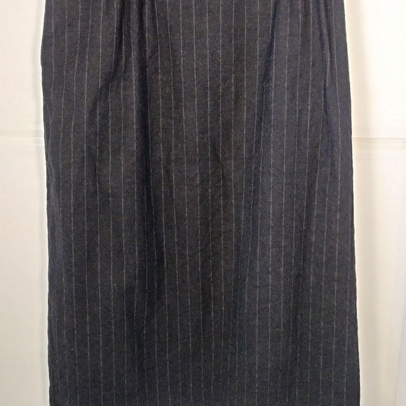 Vintage Paul Stanley Pin Stripped Wool skirt - Picture 4 of 6